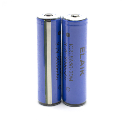 ICR18650 3.6V 2000mAh rechargeable lithium battery-20M with PCB