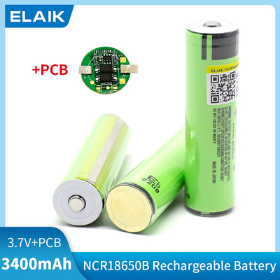 NCR18650B 3.7v 3400 mah 18650 Lithium Rechargeable Battery P34 w/PCB