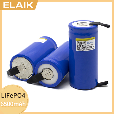 3.2V 6500mAh 32700 LiFePO4 Battery 35A continuous discharge Max 55A High power battery w/DIY nickel